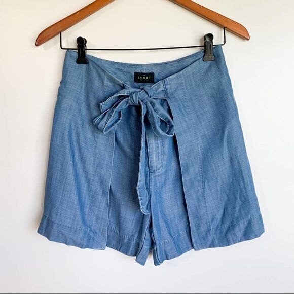 White House Black Market The Short Chambray Shorts - Picture 1 of 5